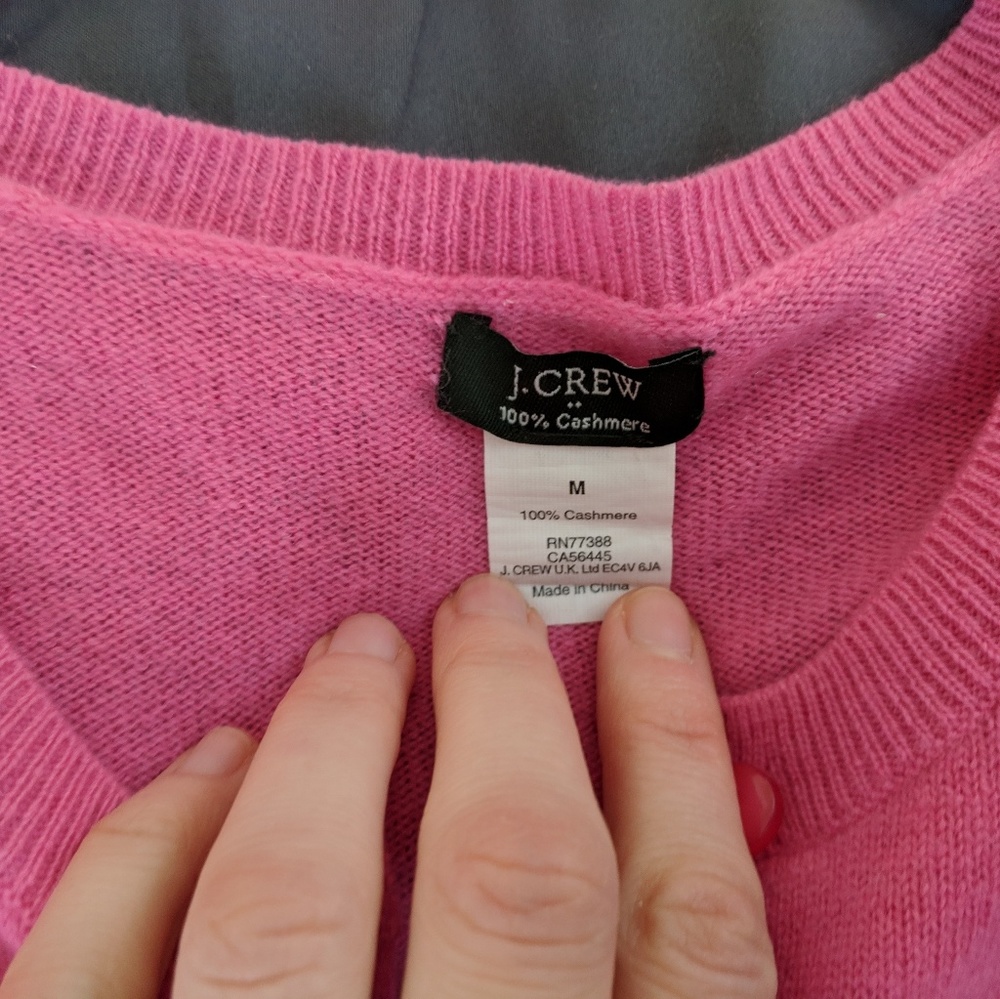 J crew cashmere cardigan